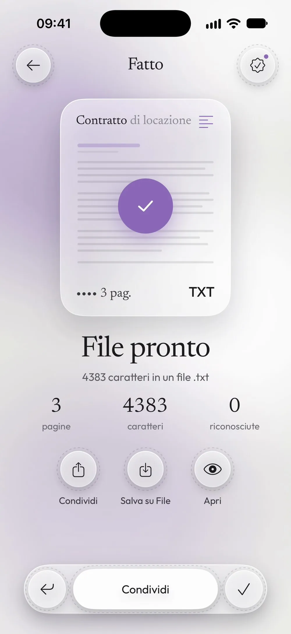File pronto: il testo delle 3 pagine in un file .txt